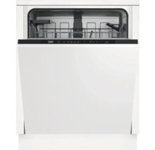 Geöffneter Geschirrspüler von Beko mit Bedienfeld