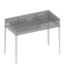 Waschtischunterschrank mit 1 Schublade Devo Lotos BxHxT 100 x 76 cm x 53 cm Frontfarbe structure avola cremeweiß