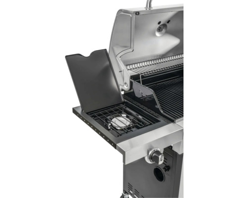 Gasgrill mit Seitenkochfeld
