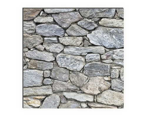 Steinwand-Motiv auf Leinwand