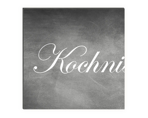 Küchenschild mit dem Wort Koch