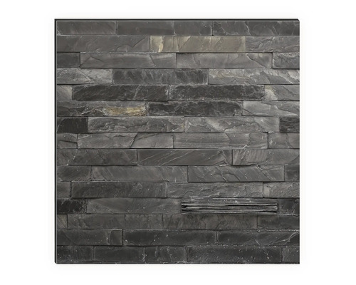 Wandverkleidung aus Schiefer-Paneelen