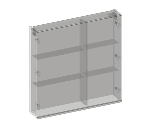 Medizinschrank mit Regalen und Tür