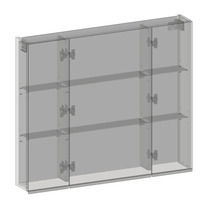 Spiegelschrank Devo Viva 2.0 BxHxT 100x85x15 cm premium white supermatt