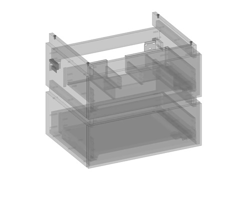 Waschbeckenunterschrank mit zwei Schubladen