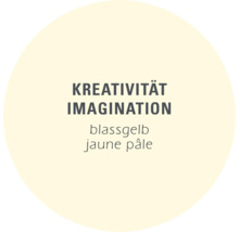 Kreativität Imagination blassgelb