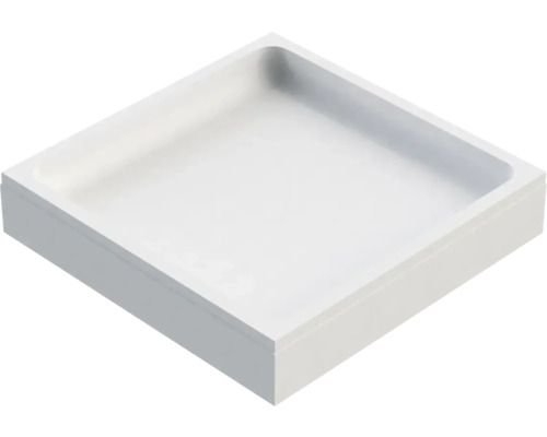 Quadratische Duschwanne aus Mineralguss