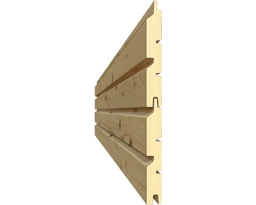 Holzbohle mit Nut und Feder für Wandverkleidung