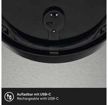 USB-C-Ladeanschluss und Ein-Aus-Schalter