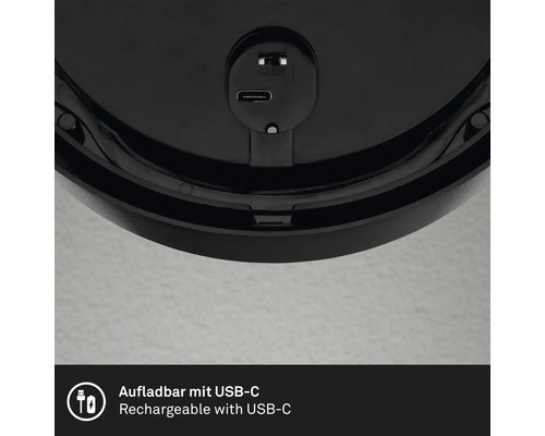 USB-C-Ladeanschluss und Ein-Aus-Schalter