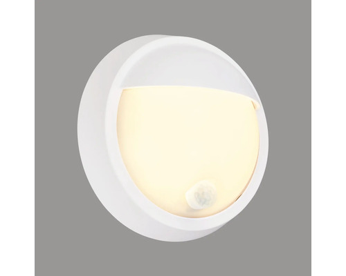 Weiße LED-Wandleuchte mit Bewegungsmelder