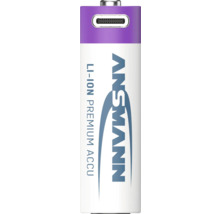 Ansmann Li-Ion Premium Akku mit USB-Anschluss