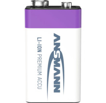 Ansmann Lithium-Ionen Premium Akku 9 Volt Blockbatterie