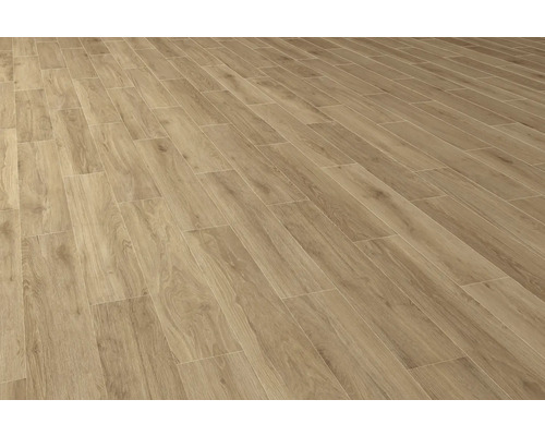 Verlegter Boden mit Holzoptik