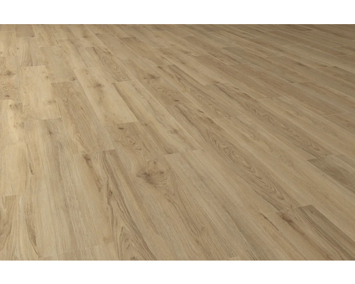 Verlegter Bodenbelag mit Holzoptik