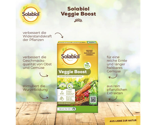 Solabiol Veggie Boost Packung für einen gesunden Gemüsegarten