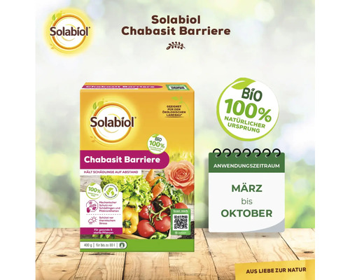 Solabiol Chabasit Barriere Packung zum Schutz vor Schädlingen