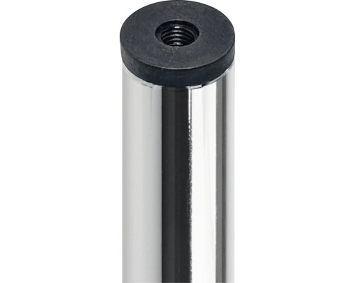 Möbelfuß mit Gewinde und Kunststoffgleiter