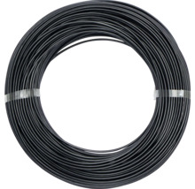 Schwarzer Bindedraht aufgerollt