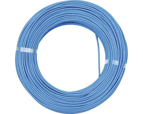 Rolle mit blauer Elektroleitung