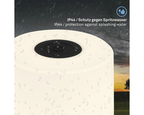 IP44 Schutz gegen Spritzwasser