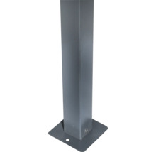 Stützpfosten aus Metall mit Montagefuß