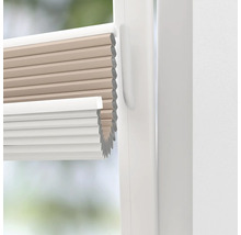 Soluna Wabenplissee mit Seitenverspannung verdunkelnd thermo beige 50x130 cm-thumb-10