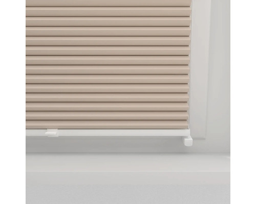 SOLUNA Wabenplissee mit Seitenverspannung verdunkelnd thermo beige 40x130 cm SOLUNA Wabenplissee mit Seitenverspannung verdunkelnd thermo beige 40x130 cm