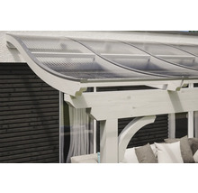 Terrassenüberdachung SKAN HOLZ Verona 541x389 cm weiß