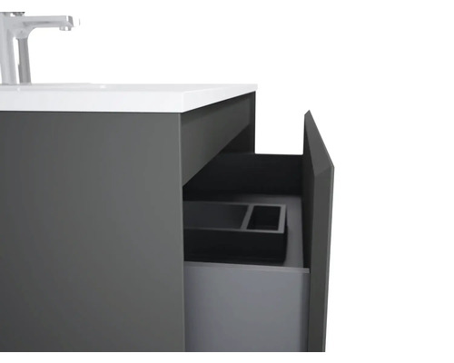 Waschtischunterschrank mit offener Schublade für Badezimmer