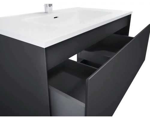 Waschtischunterschrank mit offenen Schubladen für Badezimmer