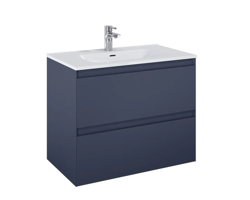 Waschtischunterschrank mit zwei Schubladen und Waschbecken