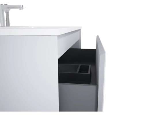 Waschtischunterschrank mit Schublade geöffnet