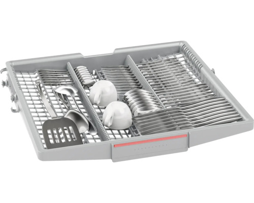 Geschirrspüler Besteckkorb mit Besteck und Tassen