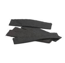 Mehrere schwarze Dämmstreifen
