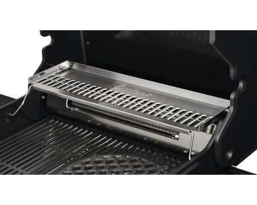 Edelstahl Warmhalterost im Grill