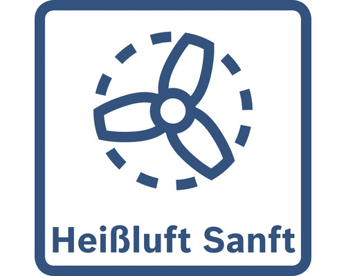 Heißluft Sanft Symbol