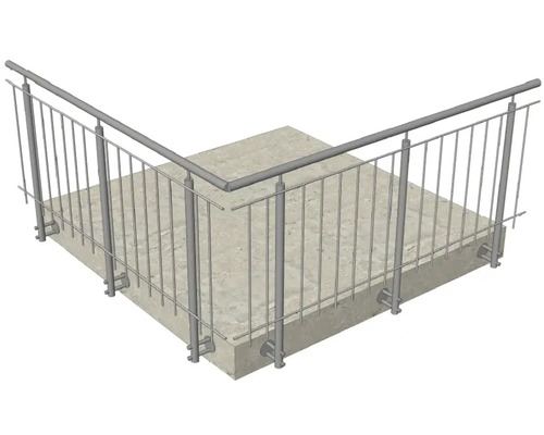 Geländer aus Metall zur Montage auf Beton