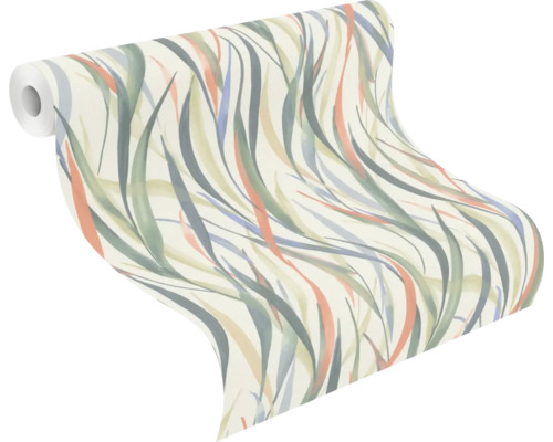 Tapetenrolle mit abstraktem Pflanzenmuster