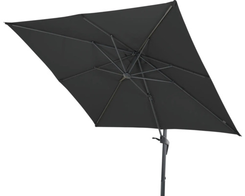 Rechteckiger Sonnenschirm mit Schirmständer