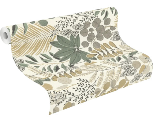 Tapetenrolle mit botanischem Muster für die Wandgestaltung