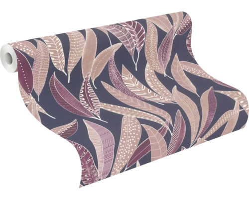 Tapetenrolle mit Blattmuster