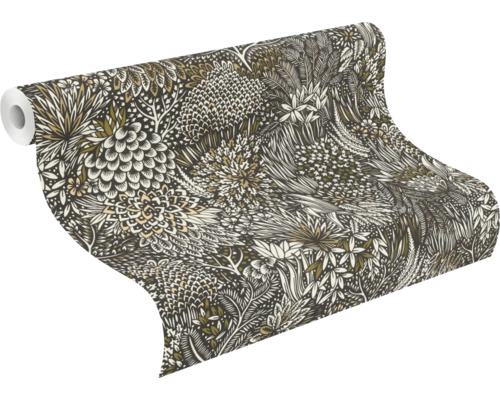 Tapetenrolle mit Pflanzenmuster