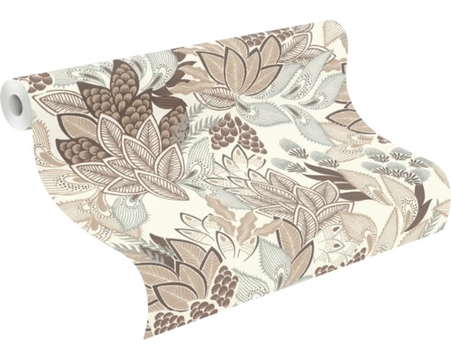 Tapetenrolle mit Pflanzenmuster