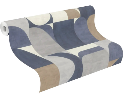 Tapetenrolle mit geometrischem Muster