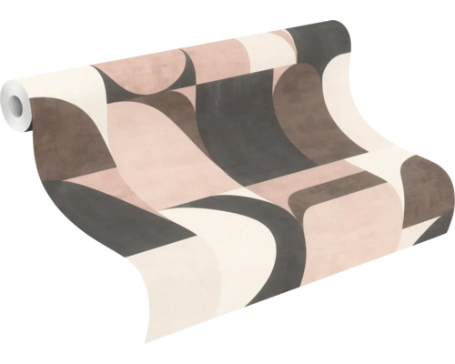 Tapetenrolle mit geometrischem Muster