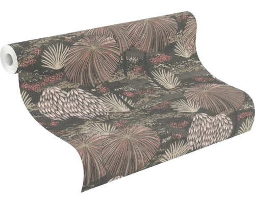 Tapetenrolle mit floralem Muster