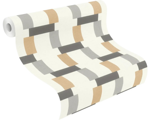 Tapetenrolle mit geometrischem Muster