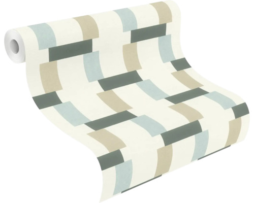 Tapetenrolle mit geometrischem Muster
