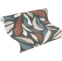 Tapetenrolle mit abstraktem Blättermuster